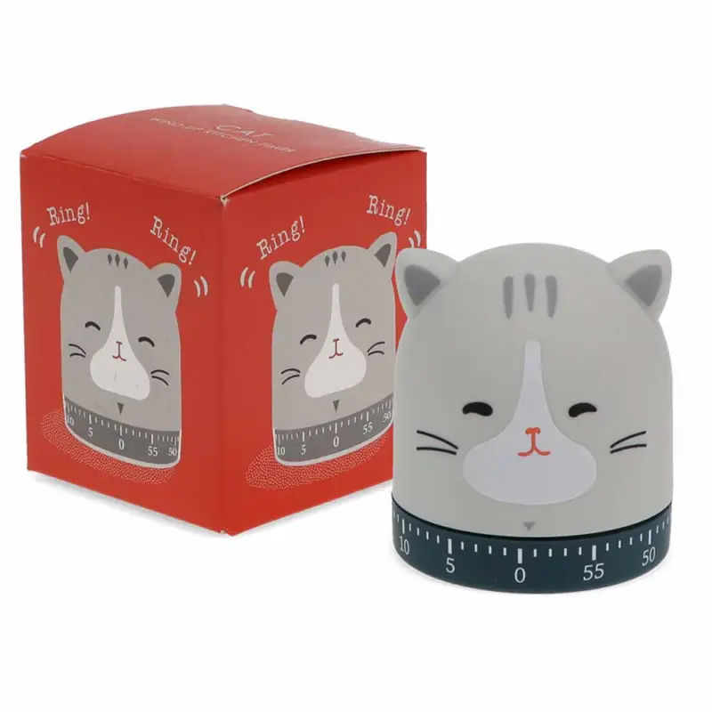 Kökstimer Wind up Cat Lägg i varukorgen