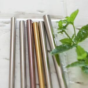 Stålsugrör 18/8 - 21 cm - Guld Beställ nu