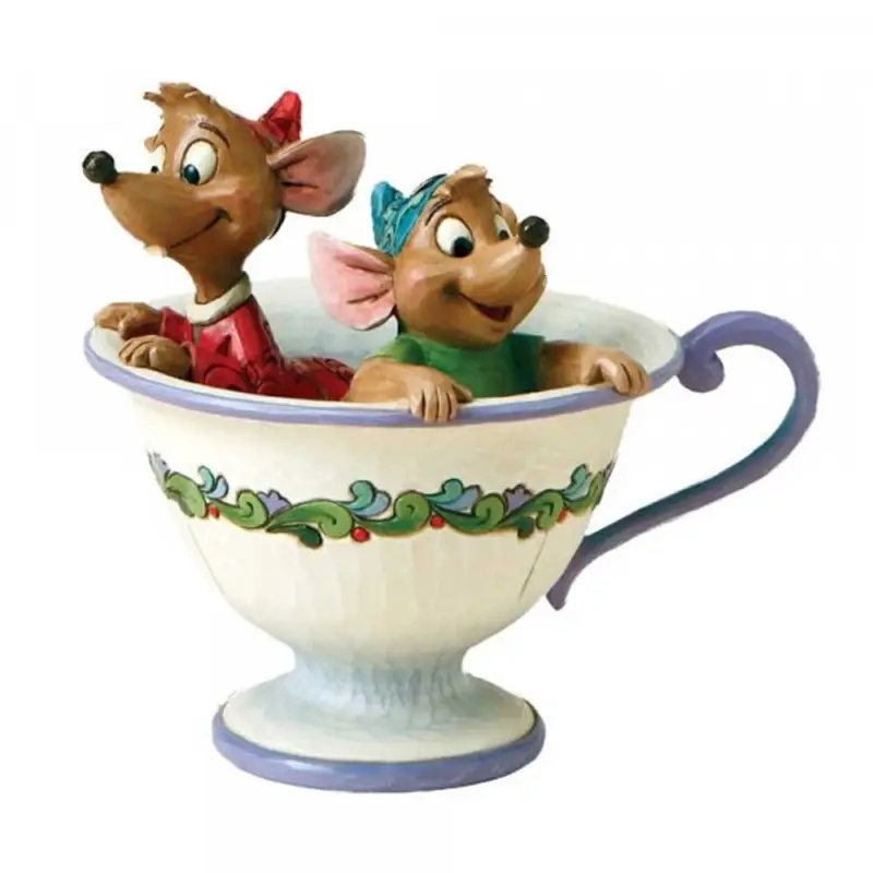 Säker betalning Disney Figur Jack och Gus i en tekopp