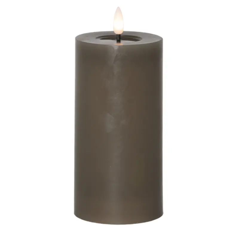 Kampanj Led Blockljus flytande vax Mullvad 17,5 cm