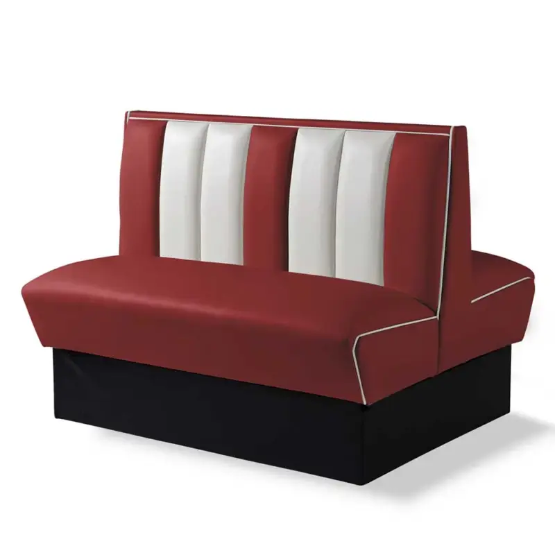 Rea Diner booth - retro soffa två sidor 120 cm