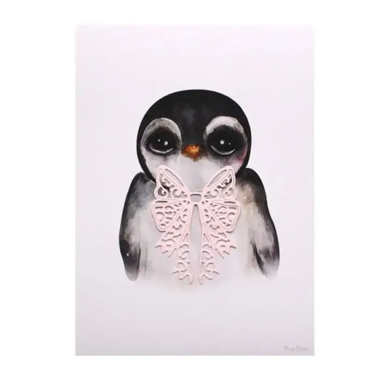 Dessin Design, poster Penguin Pink A4 Beställ nu