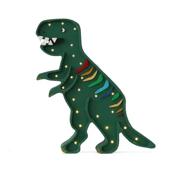 Köp nu Little Lights, Nattlampa till barnrummet, Dino Rex grön