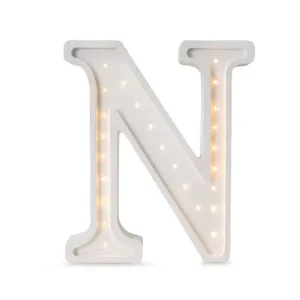 Little Lights, Nattlampa till barnrummet, Bokstav N Outlet