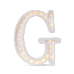 Beställ idag Little Lights, Nattlampa till barnrummet, Bokstav G