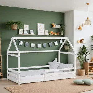 Lägg i varukorgen Vit Montessori hussäng 90×200 cm