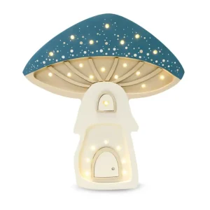 Little Lights, Nattlampa, Mushroom House, Night Blue Handla nu