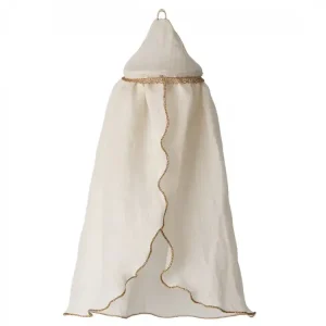 Fynd Maileg, mini sänghimmel till dockhuset, cream