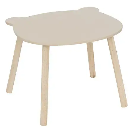 Bord teddybjörn, beige Bästa pris