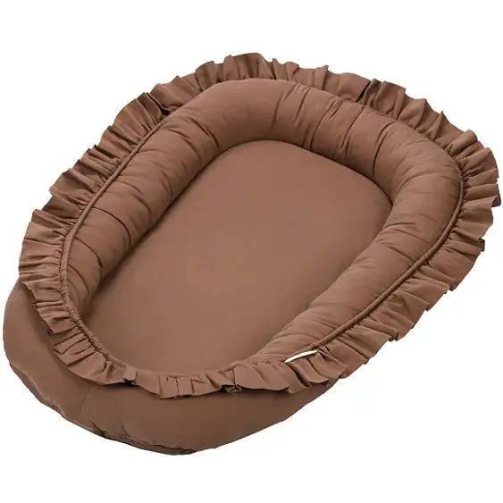 Kundfavorit Cotton & Sweets, choklad babynest i satin