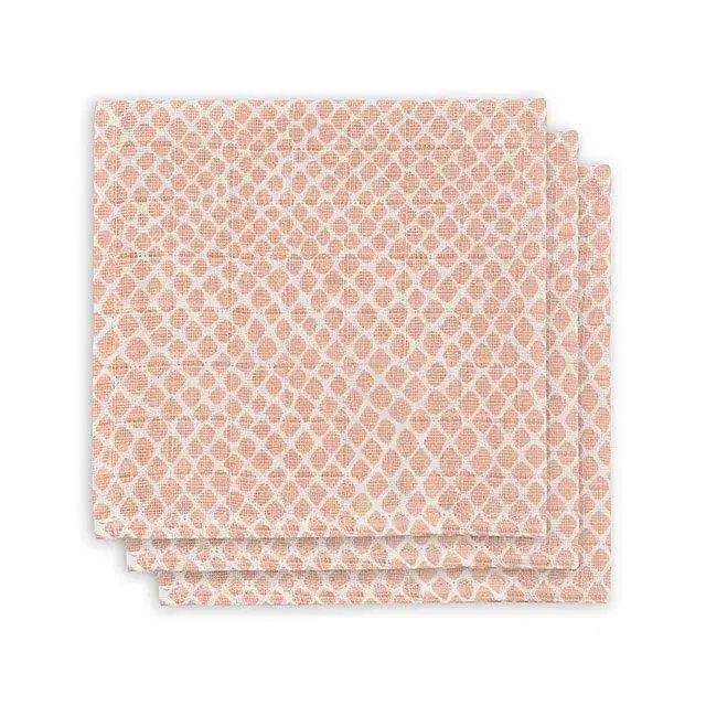 Jollein, snuttefilt snake pale pink, 3-pack Beställ idag