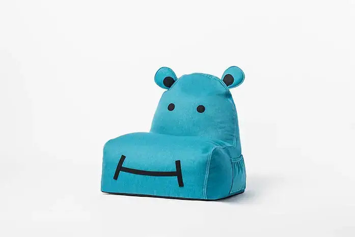 The Brooklyn Kids, Hippo Bean bag, blue Köp online