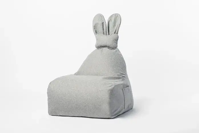 Billigare The Brooklyn Kids, Funny Bunny Bean bag, grey