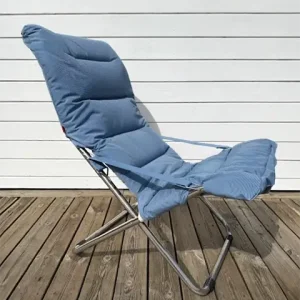 Fiesta soft alu solstol - dusty blue Fri frakt