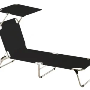 Outlet Amigo top tx alu solsäng - svart