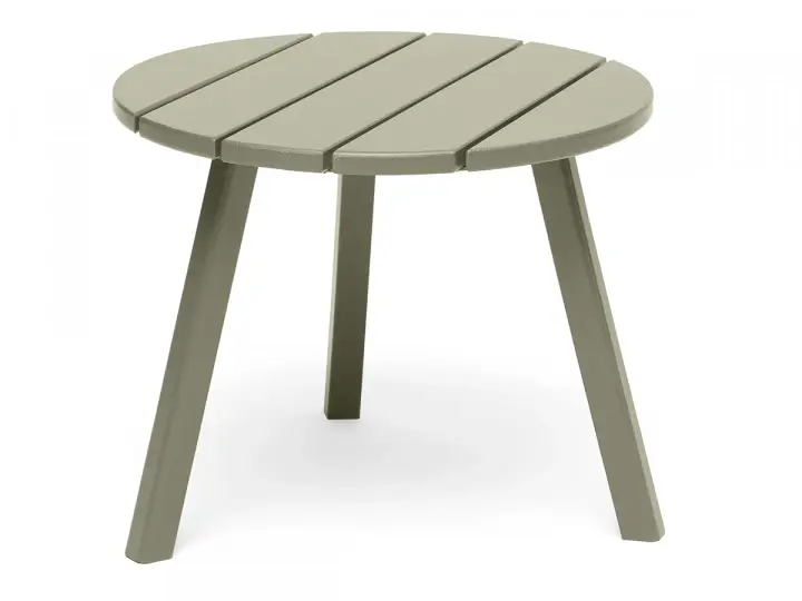 risnedsättning Tennessee sidobord Ø 50 H41 cm - antik grön