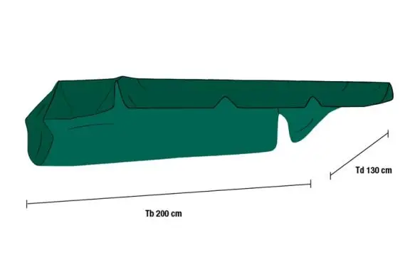 Olbia hammocktak - grön Populär