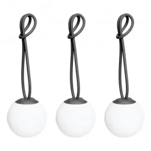 Bolleke lampa mini, 3-pack - anthracite Fynd