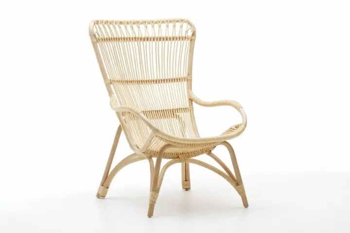 Säker betalning Monet high-back fåtölj - natur