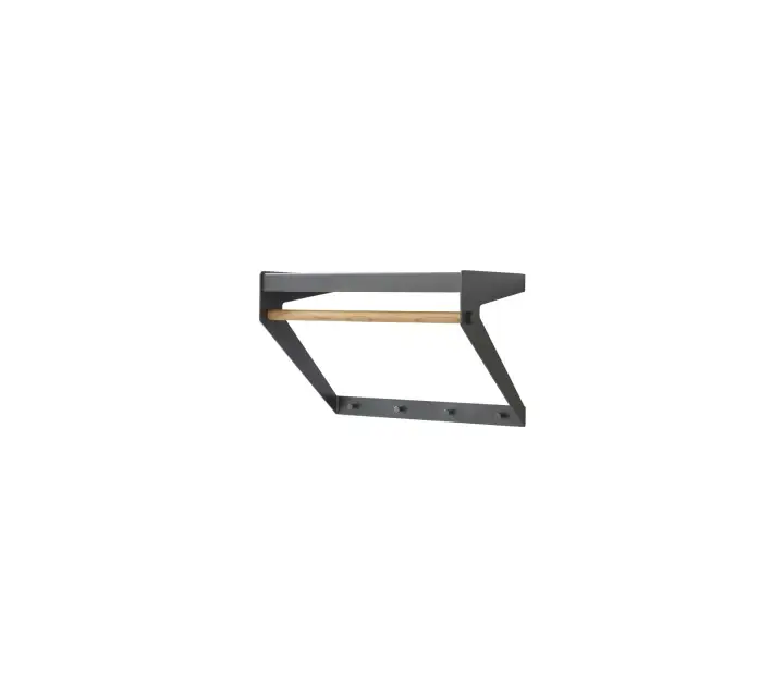 Lågt pris Copenhagen city rack - teak/lava grey