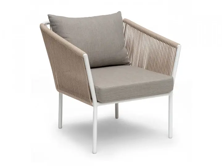 Lersund fåtölj - vit/beige dyna Lägg i varukorgen