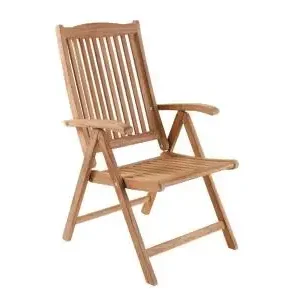 Veronica positionsstol - teak Rabatt