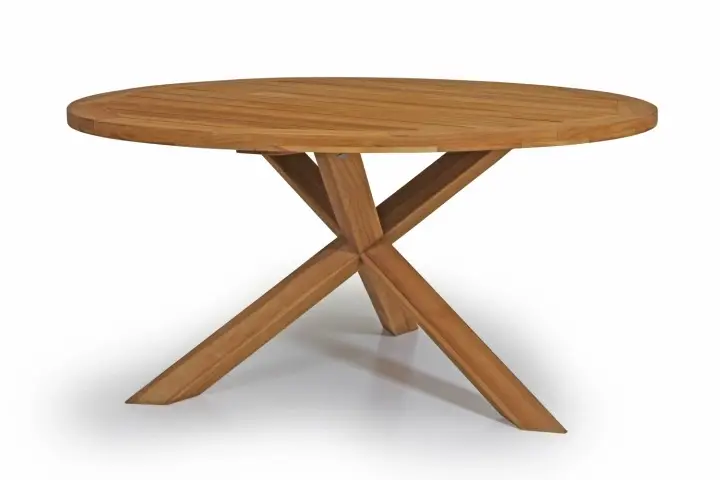 Säker betalning Eios matbord Ø 150 cm - teak
