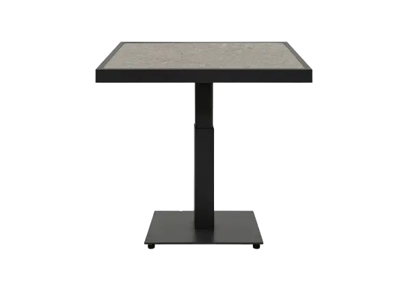 Utförsäljning Scale soffbord höj- och sänkbart 85x85 H49-73 cm - svart/grey keramik