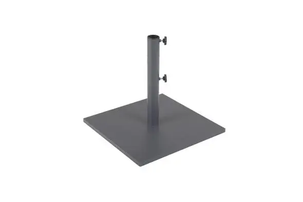 Flat parasollfot 50x50 cm 40 kg - antracit Begränsat erbjudande