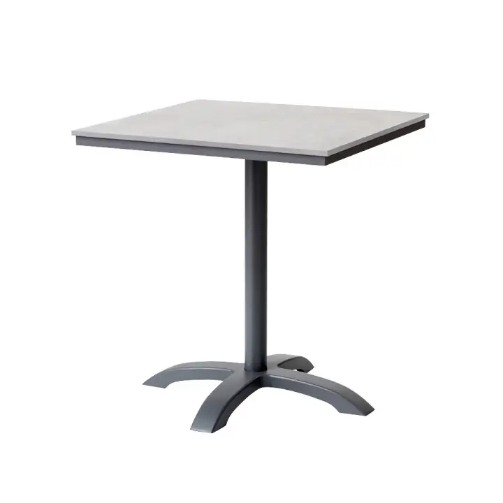 Mood cafébord 70x70 H74 cm - sten look/antracit Snabb leverans