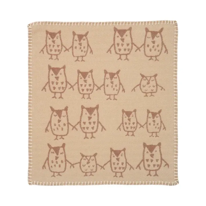 Hand in Hand snuttefilt 34x40 cm - taupe Expressleverans