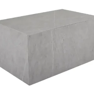 Zten soffbord 80x50 H40 cm - grå stenlook I lager