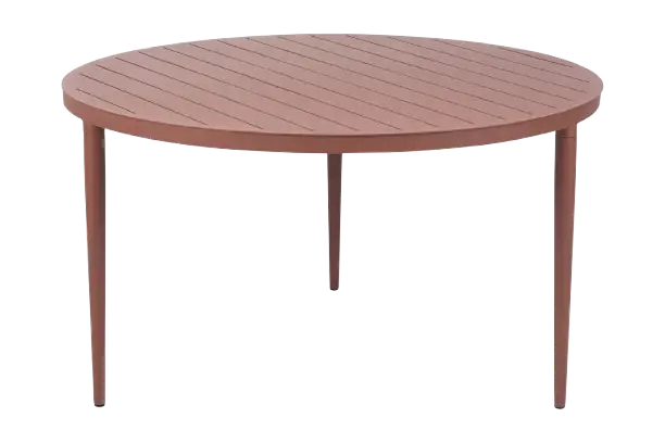 Bigby bord Ø 130 H73 cm - zin red Billig