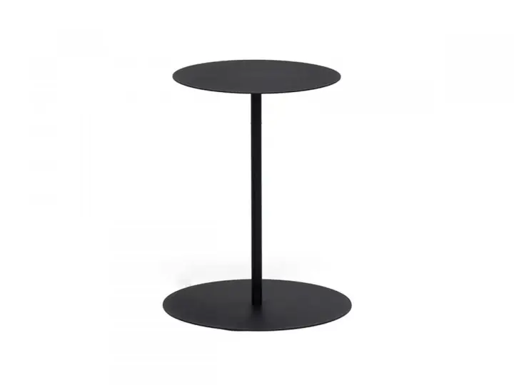 Jet set sidobord Ø35 H50 cm - svart Rabatter