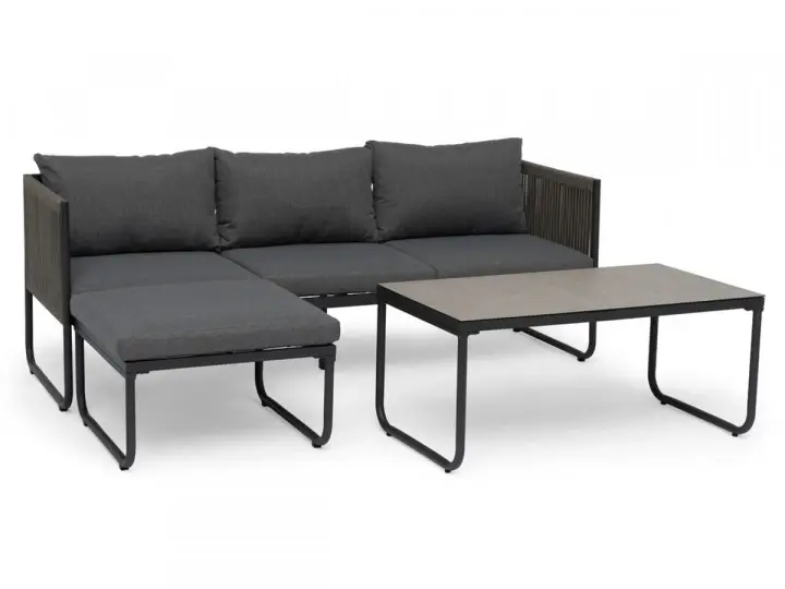 Beställ idag Hamnborg loungegrupp - grå