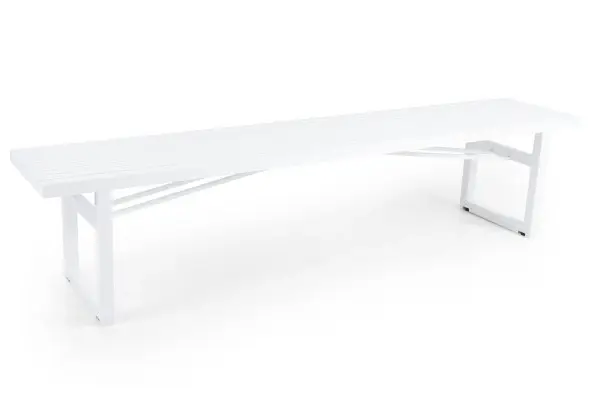 Kampanj Vevi bänk 200x41 cm - vit