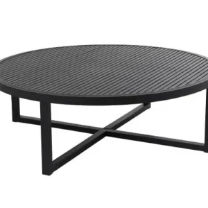 Vevi soffbord Ø 100 H40 cm - svart Nyhet