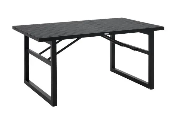 Vevi matbord 160x90 H73 cm - svart Expressleverans