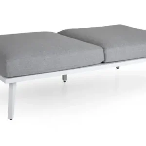 Villac 2-sits soffa - vit/grå dyna Endast idag