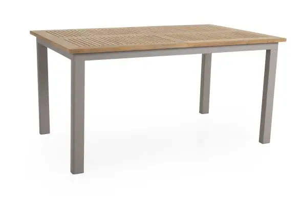 Lyon bord förlängningsbart 152-210x92 H76 cm - khaki/teak Expressleverans