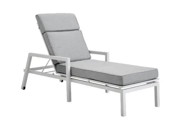 Belfort vilsäng - vit/pearl grey dyna Premium