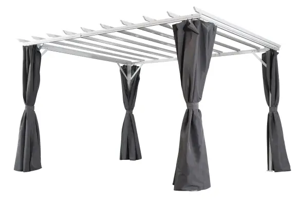 Piode pergola - vit/ljusgrå Endast idag