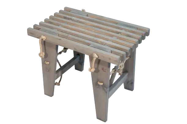 Billigare Ecobench 60 cm furu oljad - grå