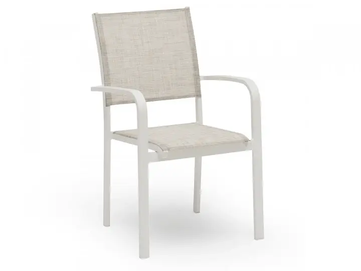 Hånger stapelstol - vit/beige Beställ nu