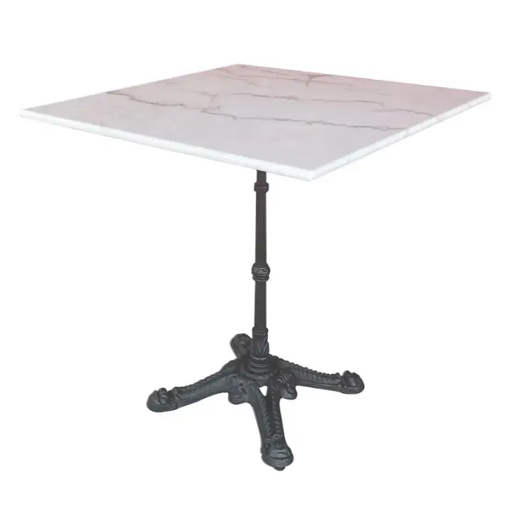Loire marmorbord 70x70 H72 cm - vit Populär