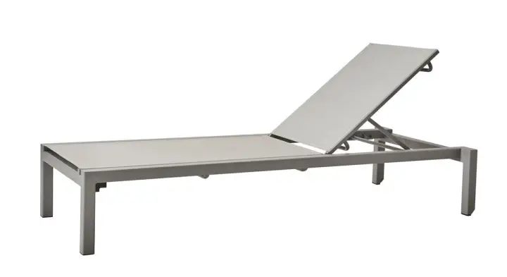 Bästa pris Relax solsäng stapelbar - light grey