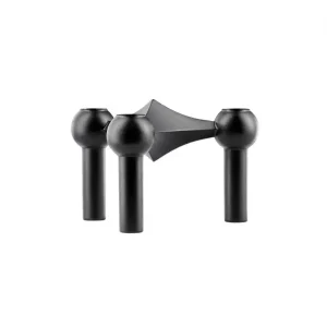 STOFF Nagel ljusstake - black Begränsat antal