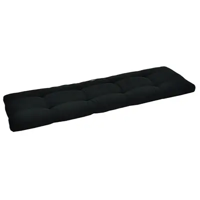 Bänkdyna Canyon 120 cm - svart struktur Billigare