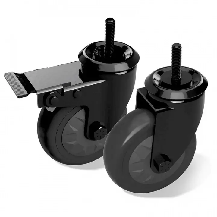 Caster kit låshjuls-set 2-pack Begränsad tid