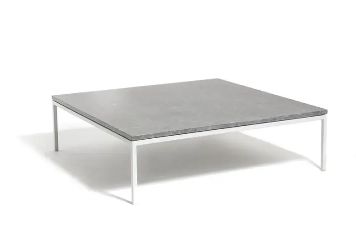 Beställ nu Bönan lounge bord, large - light grey/granit skiva